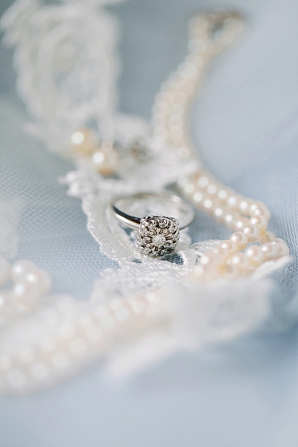 Heirloom Pearl Wedding Jewelry - Preppy and Classic Kelly Green Wedding - Fairly Southern